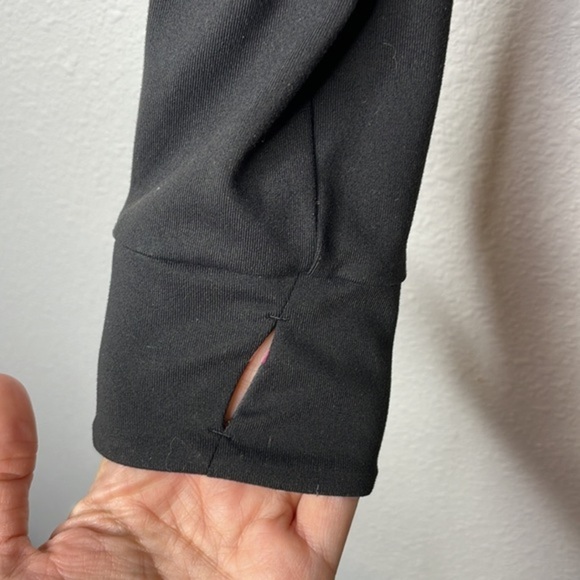 Victorias Secret VSX Size XS Black Pink Zip Up Athletic Mesh Inset Sweatshirt - Picture 7 of 15